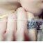 Angel wings stretch ring women biker bling jewelry antique gold & silver plated W crystal wholesale