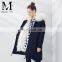 Women Fashion Cotton Shell Material Long Parka /Raccoon Fur Collar Real Fox Fur Lined Parka
