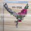 2017 Hot Sale Embroidery Neck Lace Collar/Lace Patch for garment