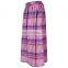 MG-1038 PURPLE COLOR PRINT LONG ANKLE LENGTH SKIRT
