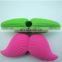 Colorful moustache Erasers set PVC box packing erasers