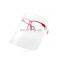 High quality food servicer restaurant hotel visual clear anti-fog transparent smile Reusable plastic sanitary face mask