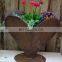 Handmade Corten various shape rusty garden flower pots