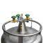 240L Self-pressurization transportable lab biological liquid nitrogen dewar/liquid nitrogen cryogenic Aluminium Tank