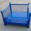 industrial stackable storage wire mesh container