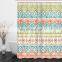 i@home home goods colorful geometric china polyester water resistant luxury boho shower curtain