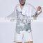 Diznew Custom printed short sleeve button up 100% polyester hawaiian shirts for men