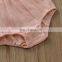 Solid Color Breathable Newborn Baby Romper Long Sleeve Baby Clothes Linen