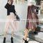 2020 New Arrivals Autumn Winter Women Reversible Pleated Casual Skirts Ladies Irregular  Skirts Women Fashion Skirts