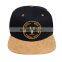 Best quality hand made cotton snapback cap 6 panel sport cap