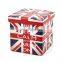 RTS PVC Leather Foldable Storage Ottoman Saving Place for Clothes Books and Sundries Home Stool
