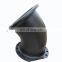 ductile cast iron pipe elbow fitting double flange bend  11.25-90 degree elbow sleeves