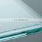 High quality polished edge tempered furniture glass for tv stand