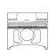 Engine Piston Kit BD30 Alfin Oil Gallery Piston 1201054T00 1201054T01 1201054T10 1201054T60 12010-54T01 12010-54T60 12010-54T00