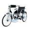 CE approved high quality handicapped tricycle bike with folding wheelchair