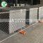 Chain link mesh portable temporary fence panel for construction