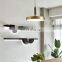 Nordic Round Metal Pendant Light LED Antique Bronze Decorative Hanging Lamp Chandeliers