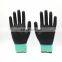Customize hot sell 3/4 dipping best work gloves for dexterity