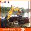Amphibious vehicle swamp buggy excavator