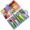 Factory Price Mixed Spinner Wobblers Hard Spoon Bait Tackle Artificial Fishing Lure Set