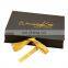 2021 custom logo apparel black cardboard magnetized wholesale christmas packaging candle boxes