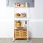 Metal book shelf Northern Europe Style simple design DIY Multifunction  storage Shelves  OEM Size