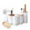 Hot-selling five sets of bamboo bathroom items