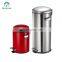 Strong Special Design Pedal Bin Convenient Handle Stainless Steel Powder Coating 410  Kitchen  Metal Waste Bin