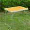 Portable Folding Picnic Outdoor Table Metal Square Modern BBQ Mini Table