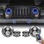 Colour Halo Headlights & RGB Halo Fog Lights For Jeep Wrangler JK JKU 2007-2018