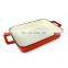 Enamel tray household square non stick baking tray