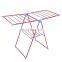 New design commercial polygonal color clothes hanger customized floor clothes rack