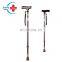 HC-M110A Factory Wholesale single hand crutch with aluminum alloy wooden handle/walking stick