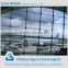 Profiled steel space frame structure sheet glass curtain wall