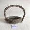 New Design Handmade Woven Elm Branch Storage Basket with Handle