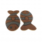 Meow Love Custom Shape Fish Design Cardboard Anti-Scratch Stress Relieve Durable BB Flute Corrugated Paper Clownfish Cat Scratcher