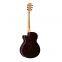 YAN 40-inch AC Body Spruce Solid Top Walnut Backsides Vintage Natural Color Y-40AC