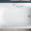 Modern Design Back to Wall Bath Tub Left Corner Small Acrylic Freestanding Bathtub Spa Hot Tub for Bathroom