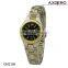 The latest of beautiful quartz stainless steel watch water resistant women watches