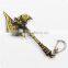custom fashion of plastic, silicone, metal key chain/LOL, warcraft,hero alliance key chain