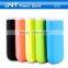 Wholesale Silicon coating 8000mah power bank with build-in charging cable 9000