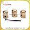 3pcs Gold Metal Dome Style Electric Guitar Bass Knobs With Wrench