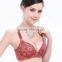 2015 Smooth and flawless flower printing womens hot sex bra images Free Sample Push Up Plus Size Bra Cup