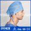 Disposable PP Nonwoven Safety Caps Surgical Doctor Cap In Blue