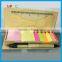 Kraft Paper Box Sticky Note Adhesive memo pad with pen and ruler