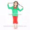 2015 baby girls red green greek bib top and and lace ruffle pants set,christmas outfits for kids