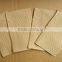 Linen-Like Natural Dinner Napkin, Unembossed, 1/8 Fold, 17" Length x 15-1/2" Width (Case of 300)
