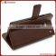 book style wallet leather flip back cover for HTC M7