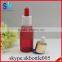 glass transprant red bottle 30ml for essential oil e juice e liquid