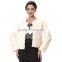 Popular Design Long Sleeve Womens White Fur Coat